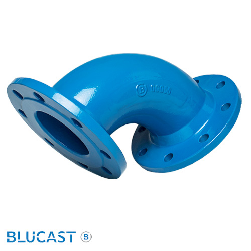 Отвод чугунный фланцевый 90° DN50 PN16 BLUCAST (Q050)