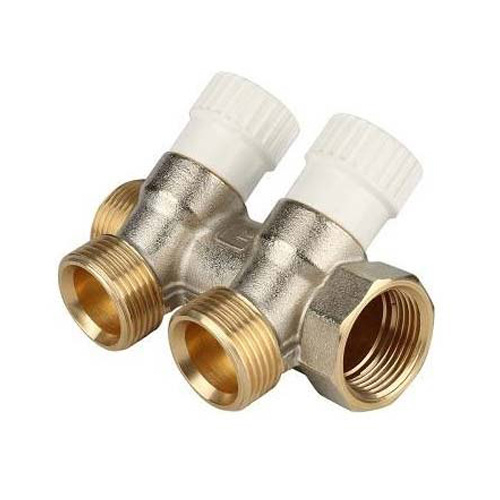 Коллектор для воды латунный Luxor CP 463 G1" х G1/2" ЕК на 3 выхода (68513303NEU)