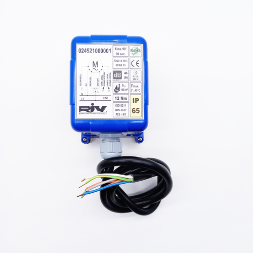 Шаровый кран с электроприводом RIV Techno Professional 4500/4521, 220V, 1/2"