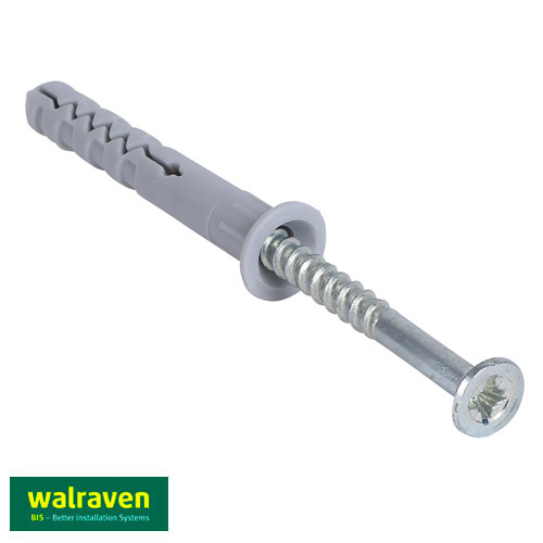 Дюбель-гвоздь 6x40 мм, потай, забивной, для быстрого монтажа Walraven WNP NA (62230604)