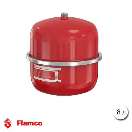 Расширительный бак для отопления Flamco Flexcon 8 л, 3 бар (26085)
