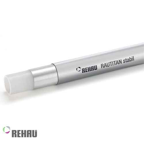 Труба Rehau Rautitan Stabil PE-X/AI/PE 16,2х2,6 мм | бухта 100м (130370100)