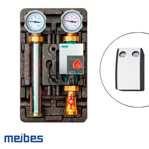 Насосная группа Meibes D-UK 1 1/4" Ду32 (101.10.032.03WIP) + Wilo Stratos PICO 30/6