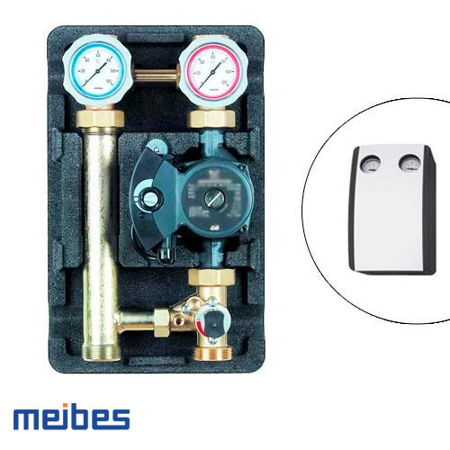 Насосная группа Meibes D-MK 1" Ду25 (101.20.025.03GFP) + Grundfos Alfa2.1 25-60