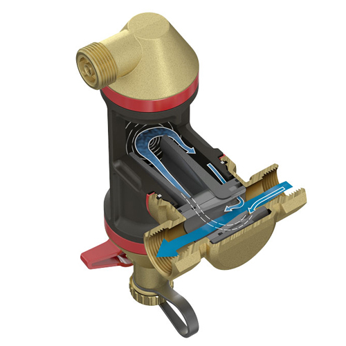 Сепаратор повітря та шламу Flamcovent Clean Smart EcoPlus 1 1/4", DN32, в ізоляції EPP (30054)