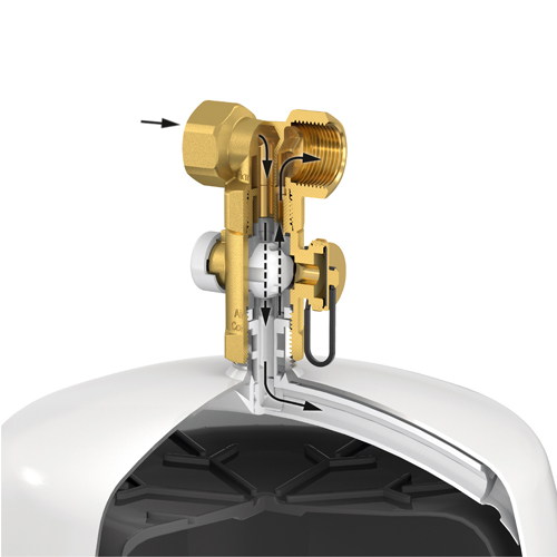 Клапан для подключения расширительного бака Flamco Airfix Control 3/4" с MAG-вентилем (28930)