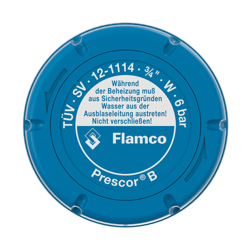 Запобіжний клапан 6 бар Flamco Prescor B 1/2" х 1/2" (27100)
