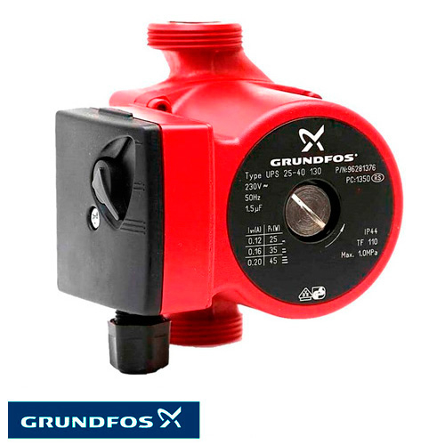 Циркуляційний насос Grundfos UPS 15-50 130 (96281418)