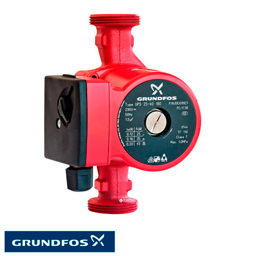 Циркуляційний насос Grundfos UPS 25-100 180 (95906480)