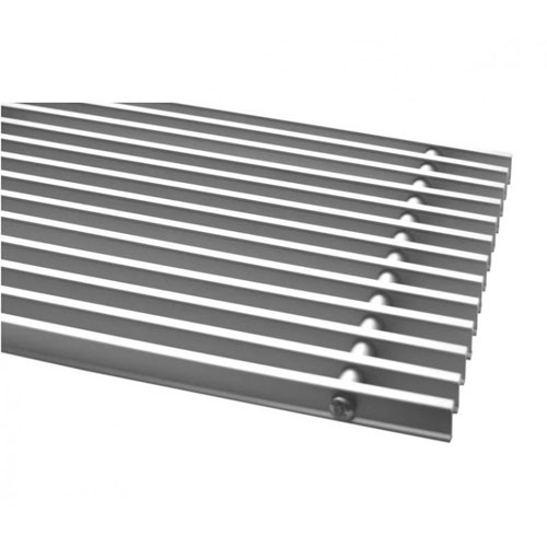 Комплект Carrera S 380х3000 решетка продольная алюминиевая + рамка ZN