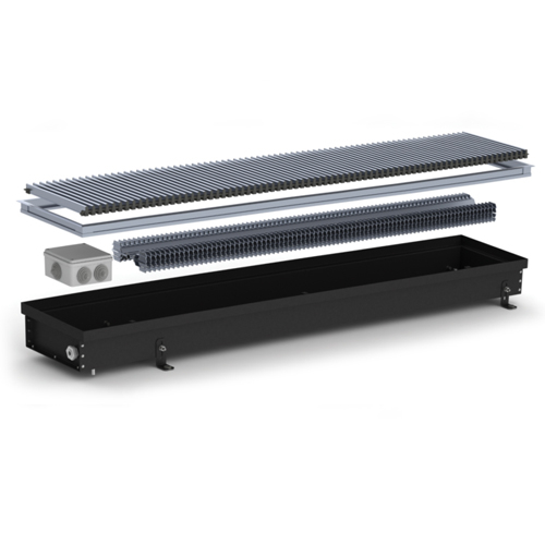 Електричний конвектор Carrera Electro SE Black 230х2250х90 220V