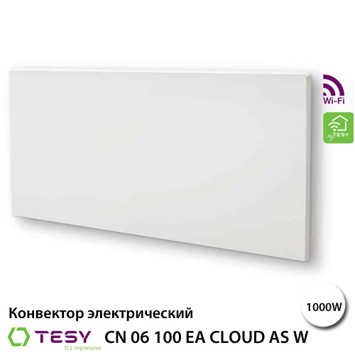 Электрический конвектор TESY CN 06 100 EA CLOUD AS W