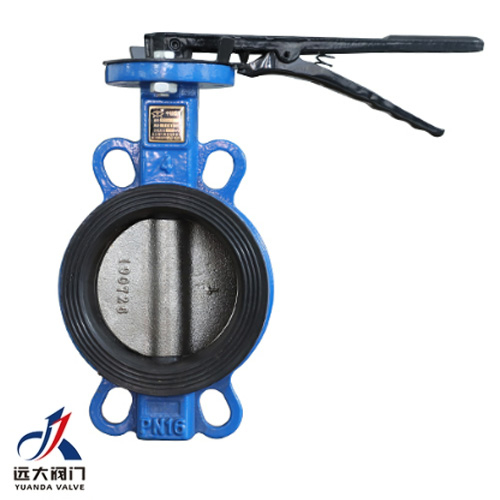 Засувка Батерфляй Yuanda D71XLSS ДУ 150 Ру16 з нержавіючим диском