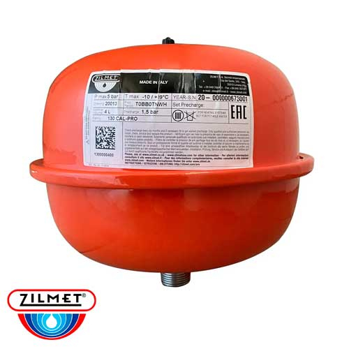 Розширювальний бак для опалення Zilmet Cal-Pro 4L 4bar (1300000400)