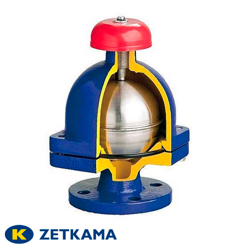 Повітровідвідний клапан Zetkama 917 Ду 25 фланцевий