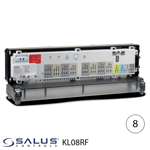 Беспроводной центр коммутации Salus KL08RF | 8 зон | 230В (615171432)