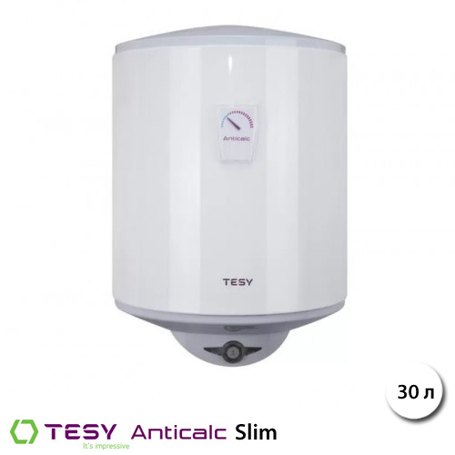 Бойлер електричний 30 л Tesy Anticalc Slim GCV 303516D B14 TBR (304845)