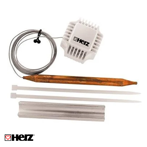 Термоголовка HERZ KLASSIK М28х1,5 20-50°С з виносним (накладним) датчиком капіляр 2000мм (1742006)