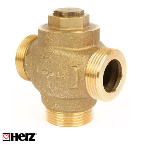 Термозмішувальний клапан для твердопаливного котла HERZ-TEPLOMIX 1 1/4" DN25 (1776603)