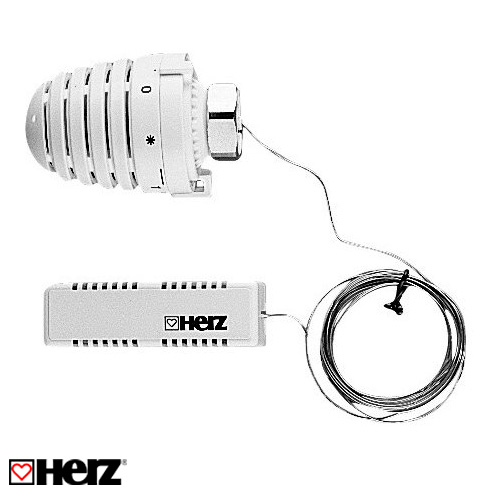 Термоголовка HERZ DESIGN М28х1,5 с выносным датчиком, капилляр 2000мм (1946006)