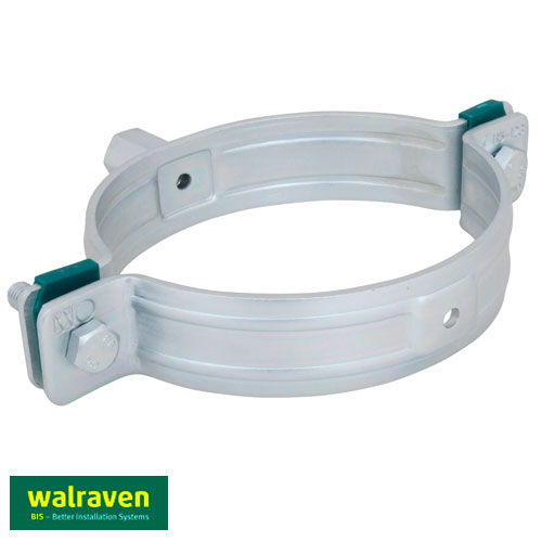 Хомут без изоляции Walraven HD500 BUP1000 132-140 мм (5", DN125) гайка M10/12 (33048140)