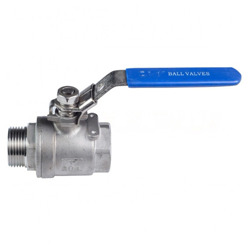 Кран шаровый нержавеющий 1 1/2" ВН Ду 40 Ру 63 AISI304