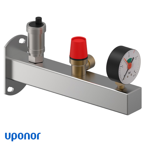 Група безпеки Uponor Fluvia 6 бар нержавіюча сталь (1136375)