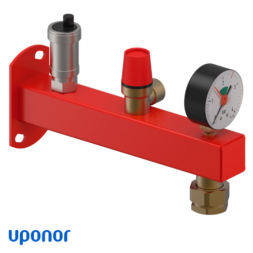 Група безпеки Uponor Fluvia 3 бар вихід під розш. бак (1136376)