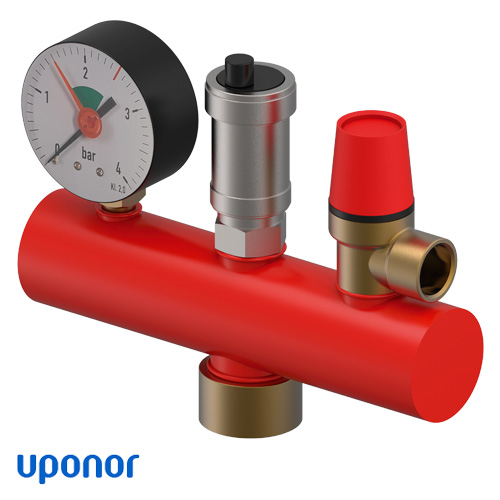 Группа безопасности котла Uponor Fluvia 3 бар (1136379)
