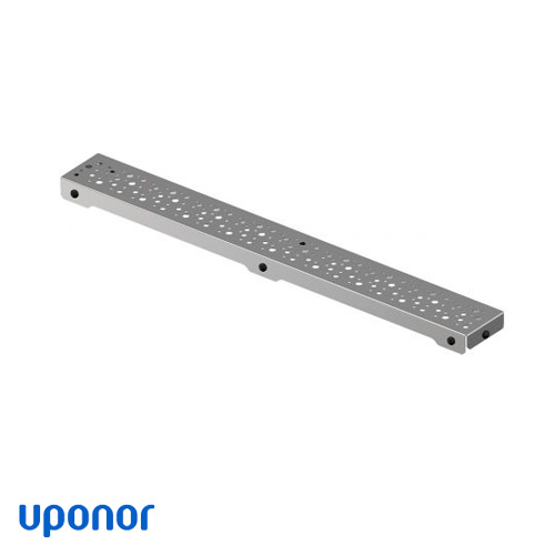 Решетка для лотка 80 см Uponor Aqua Ambient | перфор.| серебро (1136419)