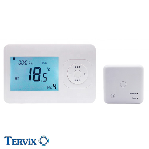 Програмований кімнатний термостат із WiFi керуванням Tervix Pro Line | для газового та електричного котла | сухий контакт (116331)