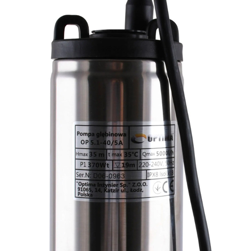 Насос для колодца Optima OP 5,1-40/5 AUTO 0,37 кВт 1~230В (000020507)