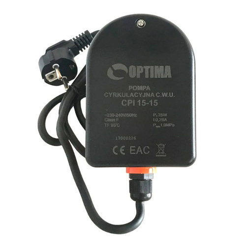 Насос рециркуляции ГВС Optima CPI 15-15 84 мм
