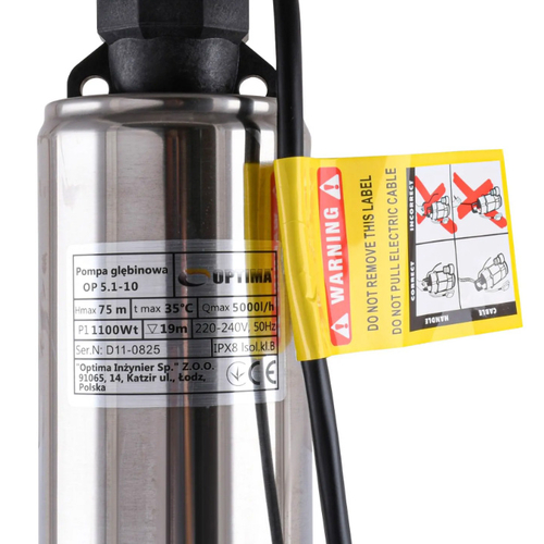 Насос для колодца Optima OP 5,1-10 1,1 кВт 1~230В (000018992)