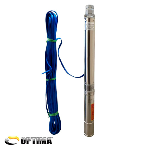Скважинный насос 3.5" Optima PM 3,5SDm3/13, 0.55 кВт, 79 м, 1~230В, кабель 1,5 м (000017619)