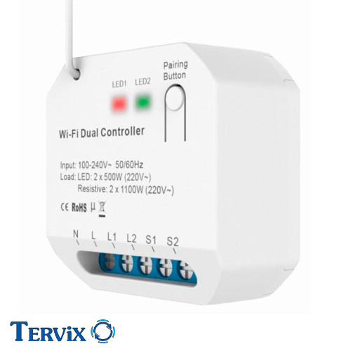 Модуль управління освітленням Tervix Pro Line RF 433 MHz receiver, on/off (432721)