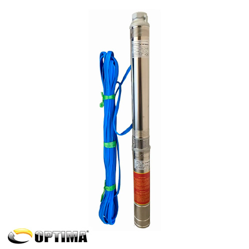 Скважинный насос 3" OPTIMA PM 3SDm2.5/10, 0.37 кВт, 46 м, 1~230В, кабель 15 м (000019661)