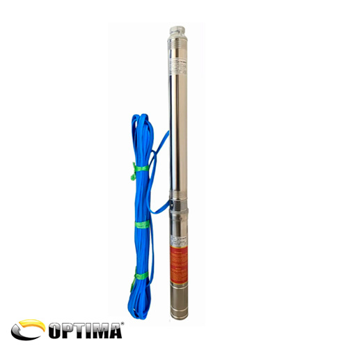 Скважинный насос 3" OPTIMA PM 3SDm2.5/15, 0.55 кВт, 65 м, 1~230В, кабель 15 м (000019664)