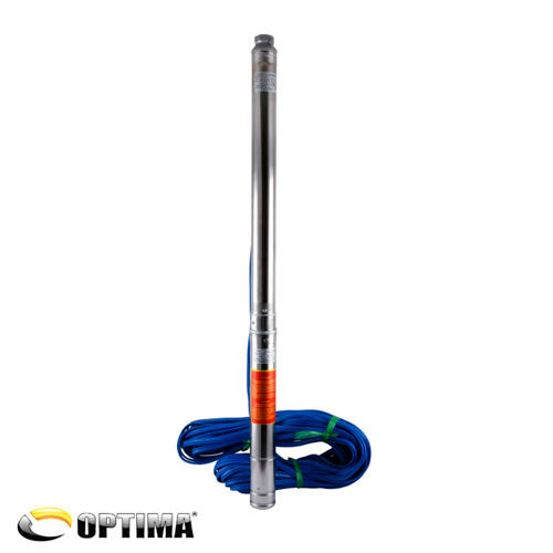 Скважинный насос 3" OPTIMA PM 3SDm2.5/20, 0.75 кВт, 90 м, 1~230В, кабель 55 м (000021405)