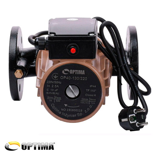 Насос циркуляційний фланцевий Optima OP40-130 220мм