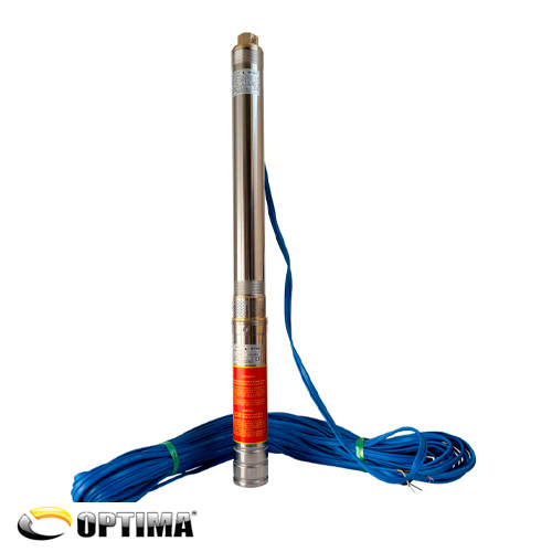Свердловинний насос 3" OPTIMA 3SDm1.8/15, 0.37 кВт, 61 м, пульт, кабель 35 м (000021398)