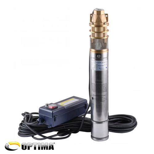 Насос скважинный вихревой OPTIMA 3SKm100 PRIME 0.75кВт + кабель 20м + пульт (000023373)