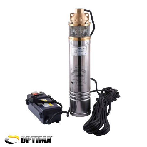 Насос свердловинний вихровий OPTIMA 4SKm100 0.75кВт + кабель 15м + пульт (000019054)