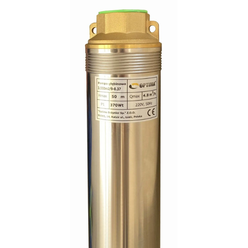 Скважинный насос OPTIMA 3.5SDm2/9, 0.37 кВт, 50 м, пульт, кабель 15 м (000014126)