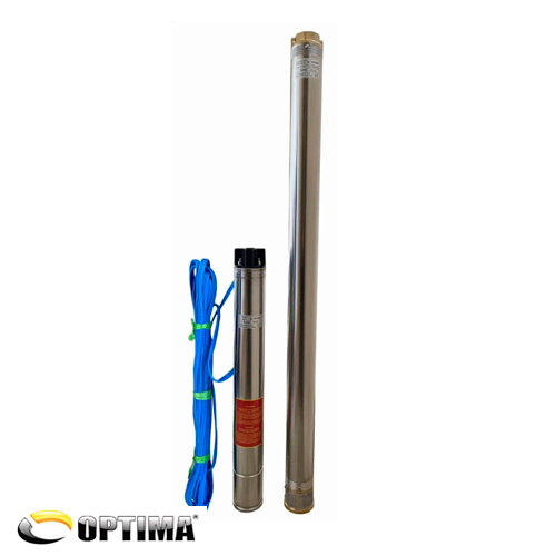 Свердловинний насос OPTIMA 4SD 10/28, 5.5 кВт, 170 м, 3-х фазний (000011693)