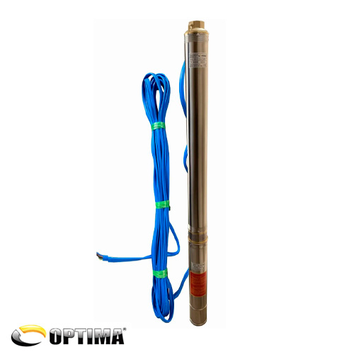 Свердловинний насос OPTIMA 4SD 4/22, 2.2 кВт, 82 м, 3-х фазний (000015592)