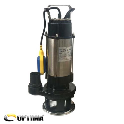 Насос фекальний з ріжучим механізмом Optima V 1500 DF, 1.5 кВт, 1~230В