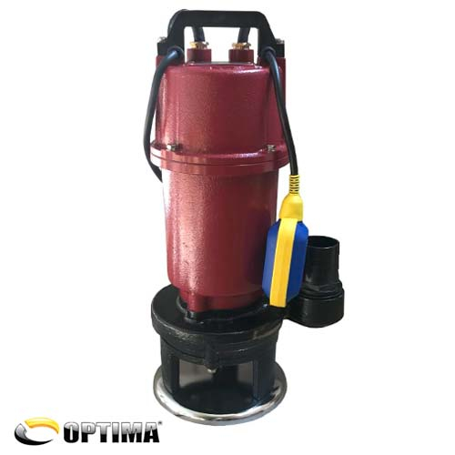 Фекальный насос с режущим механизмом Optima WQ15-15QG, 1.5 кВт, 1~230В