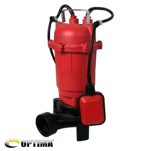 Фекальний насос з ріжучим механізмом Optima WQG 750, 0.75 кВт, 1~230В