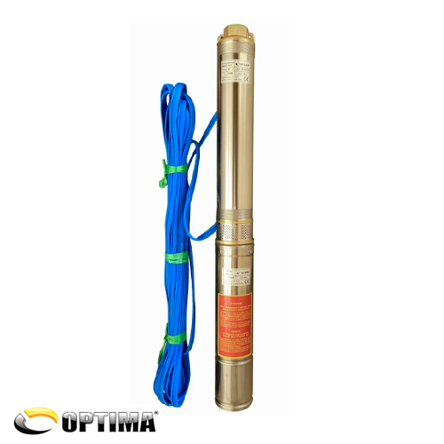 Скважинный насос OPTIMA 4SDm3/11, 0.75 кВт, 80 м, пульт, кабель 15 м (000014138)